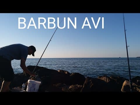 Kıyıdan yemli Barbun Avı !! .Barbun balığı nasıl avlanır !!!